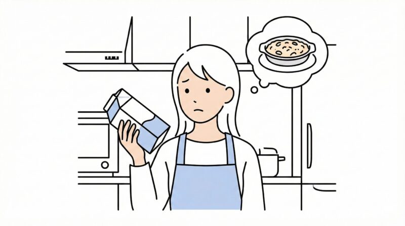 グラタン 牛乳なし 代用