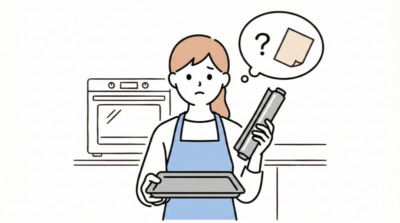 クッキングシート 代用 オーブン