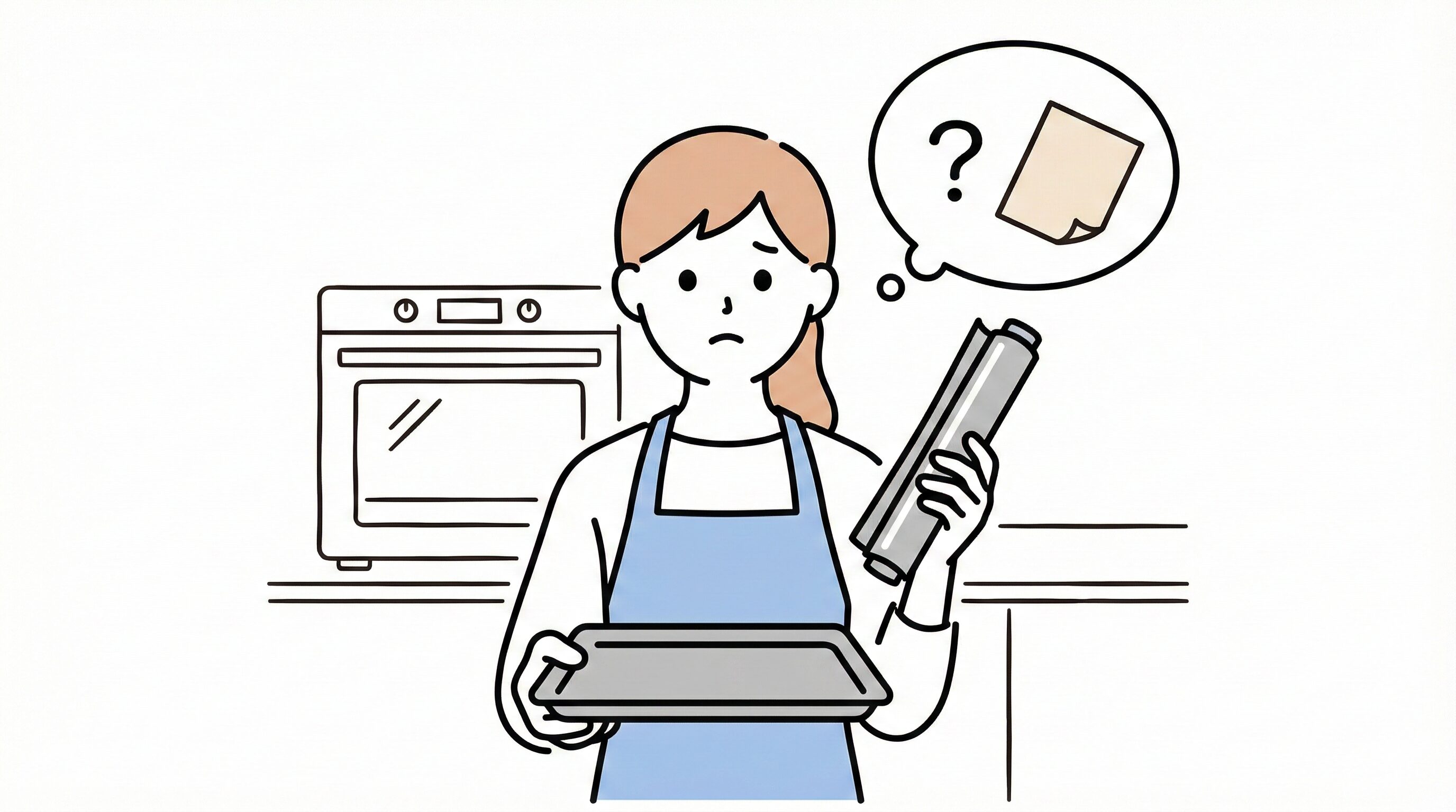 クッキングシート 代用 オーブン