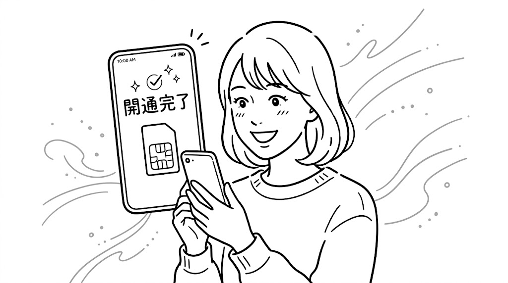 auから楽天モバイル何日かかる